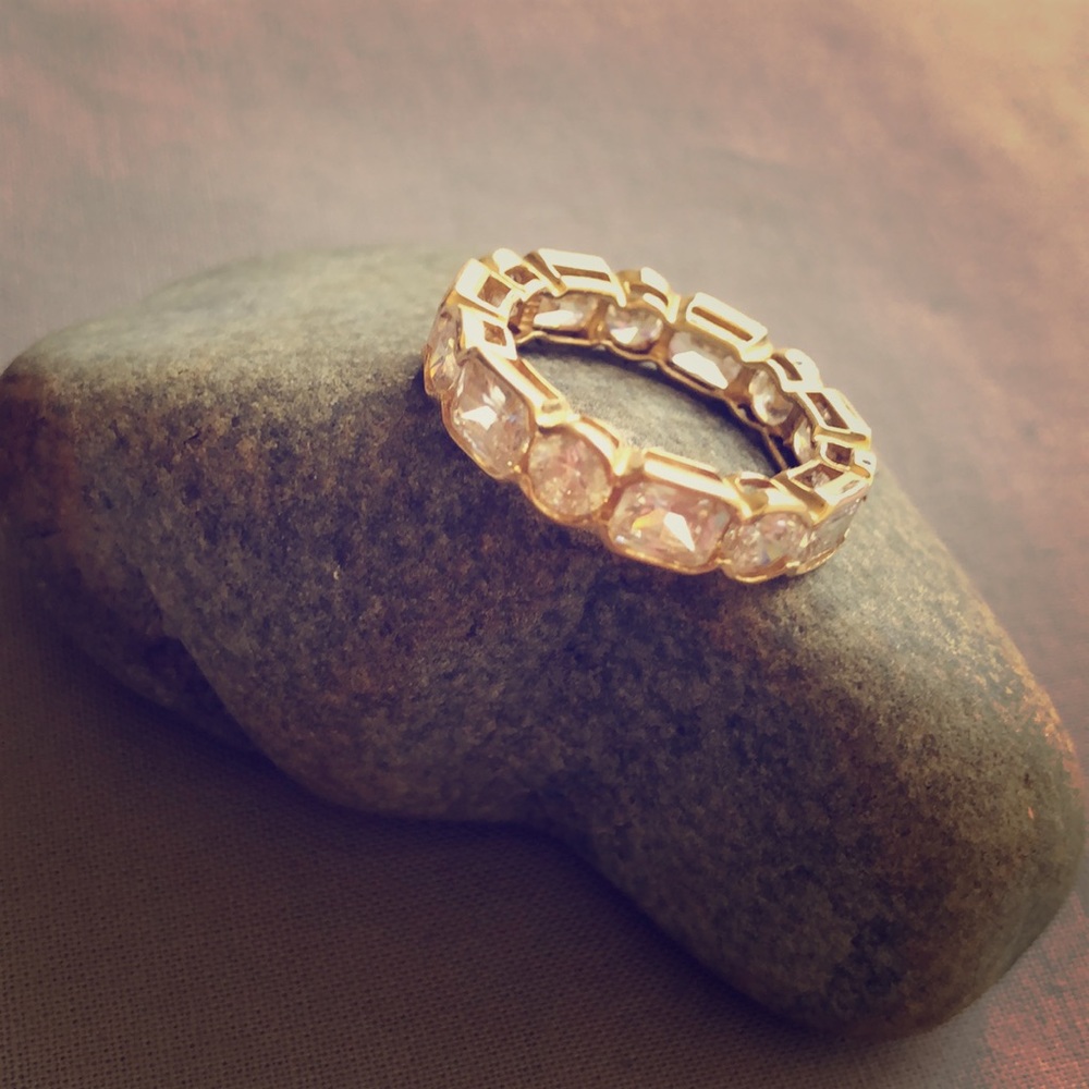 Elegant Gold Eternity Ring